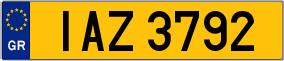 Truck License Plate